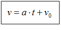 Formel gleichmäßig beschleunigte Bewegung 